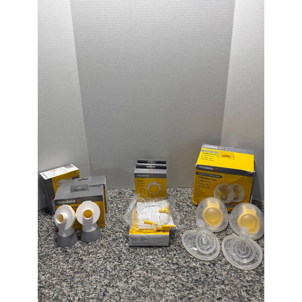 Medela Pump Parts Bundle OS PersonalFit Flex Cups Tubing and collection cups